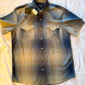 Pendleton Blue and Gray Men's Shirt